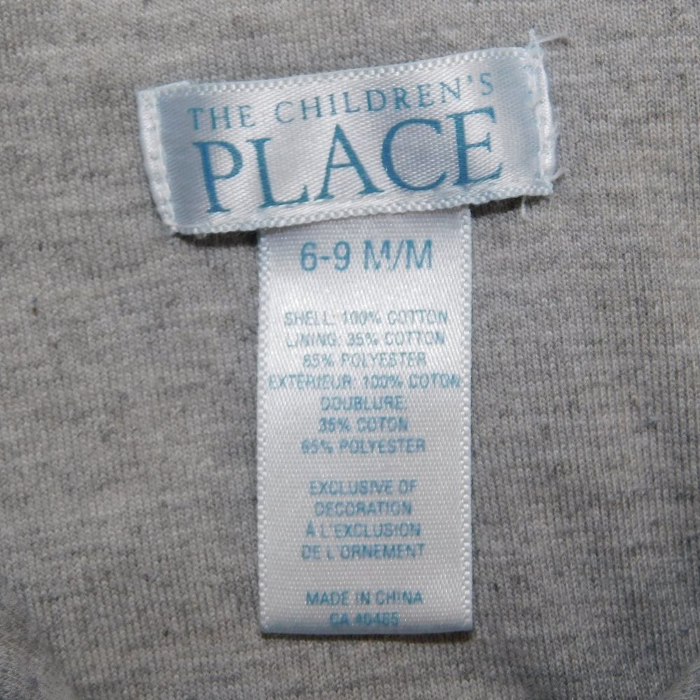 The Children's Place Jersey Lined blue Denim Jean Jacket Baby Boys 6-9 months - Picture 3 of 10